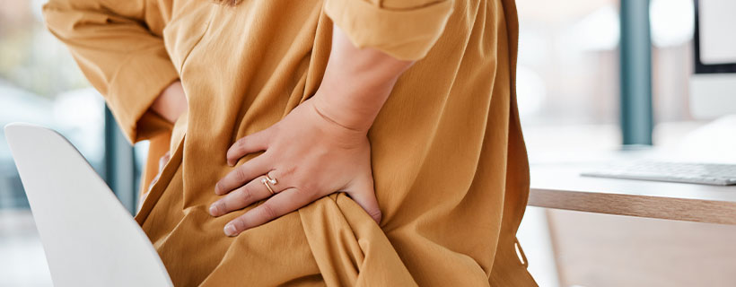 patient needing back pain in need of Spinal Decompression Therapy in Raleigh